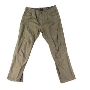 KUHL Revolvr Pants Men 36x30 Khaki Beige Cotton Nylon Work Outdoor Casual